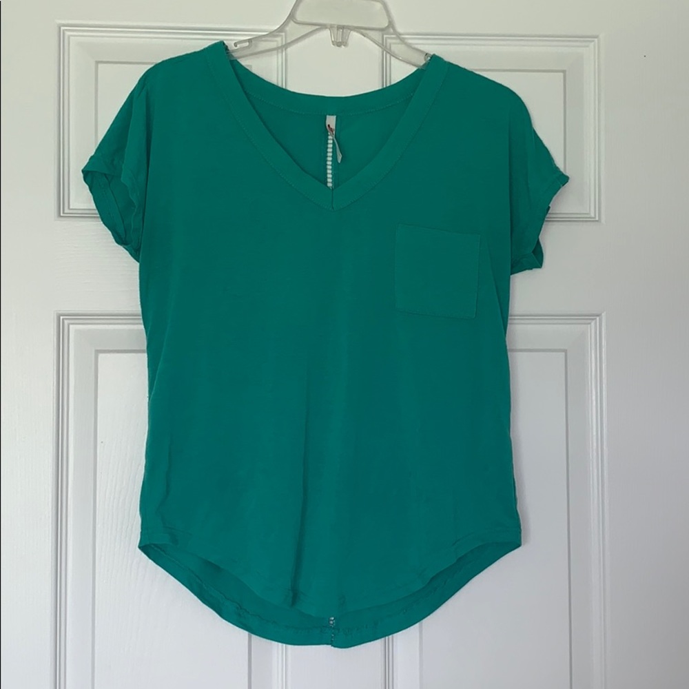 Green shirt
